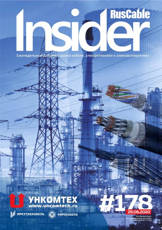 Журнал о кабельном бизнесе RusCable Insider Digest» Выпуск № 178 от 29 июня 2020 года