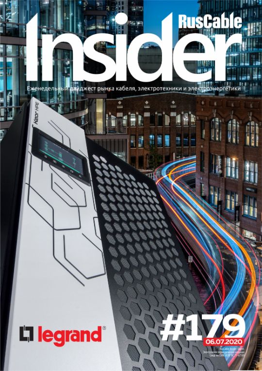 Журнал о кабельном бизнесе RusCable Insider Digest» Выпуск № 179 от 6 июля 2020 года