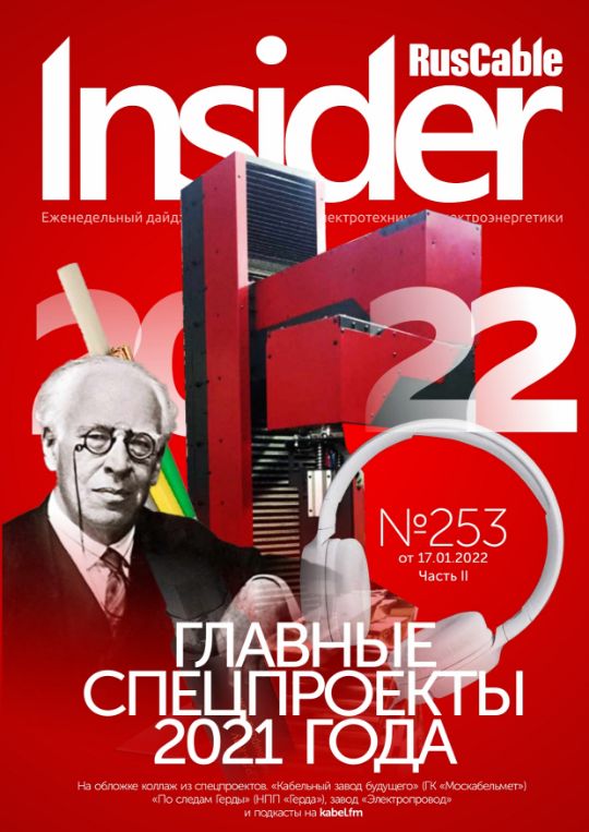 Журнал о кабельном бизнесе RusCable Insider Digest» Выпуск № 253 от 21 января 2022 года