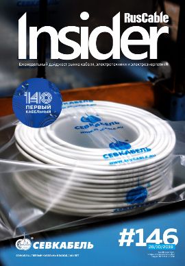 Журнал о кабельном бизнесе RusCable Insider Digest» Выпуск № 145 от 21 октября 2019 года