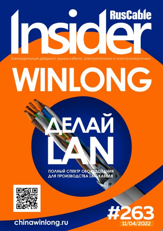 Журнал о кабельном бизнесе RusCable Insider Digest» Выпуск № 263 от 11 апреля 2022 года