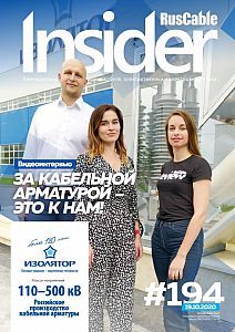Журнал о кабельном бизнесе RusCable Insider Digest» Выпуск № 194 от 19 октября 2020 года