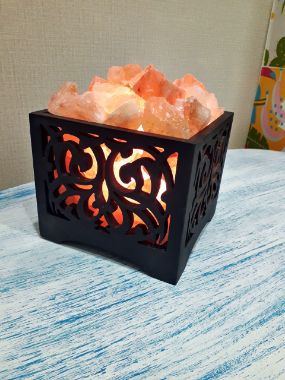 Соляная лампа камин