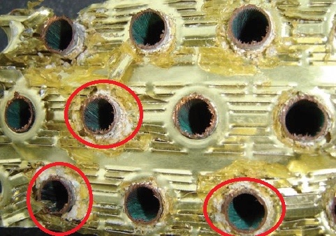 Коррозия лакированной фольги