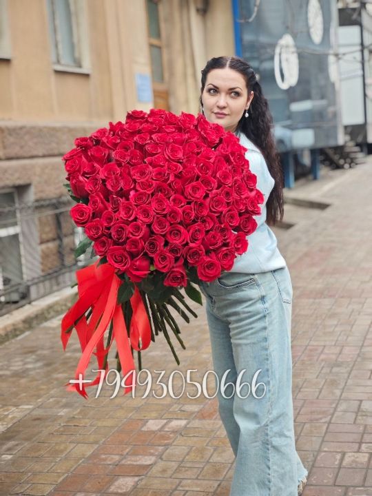 31 роза 70см