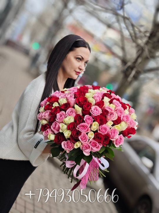 31 роза 70см